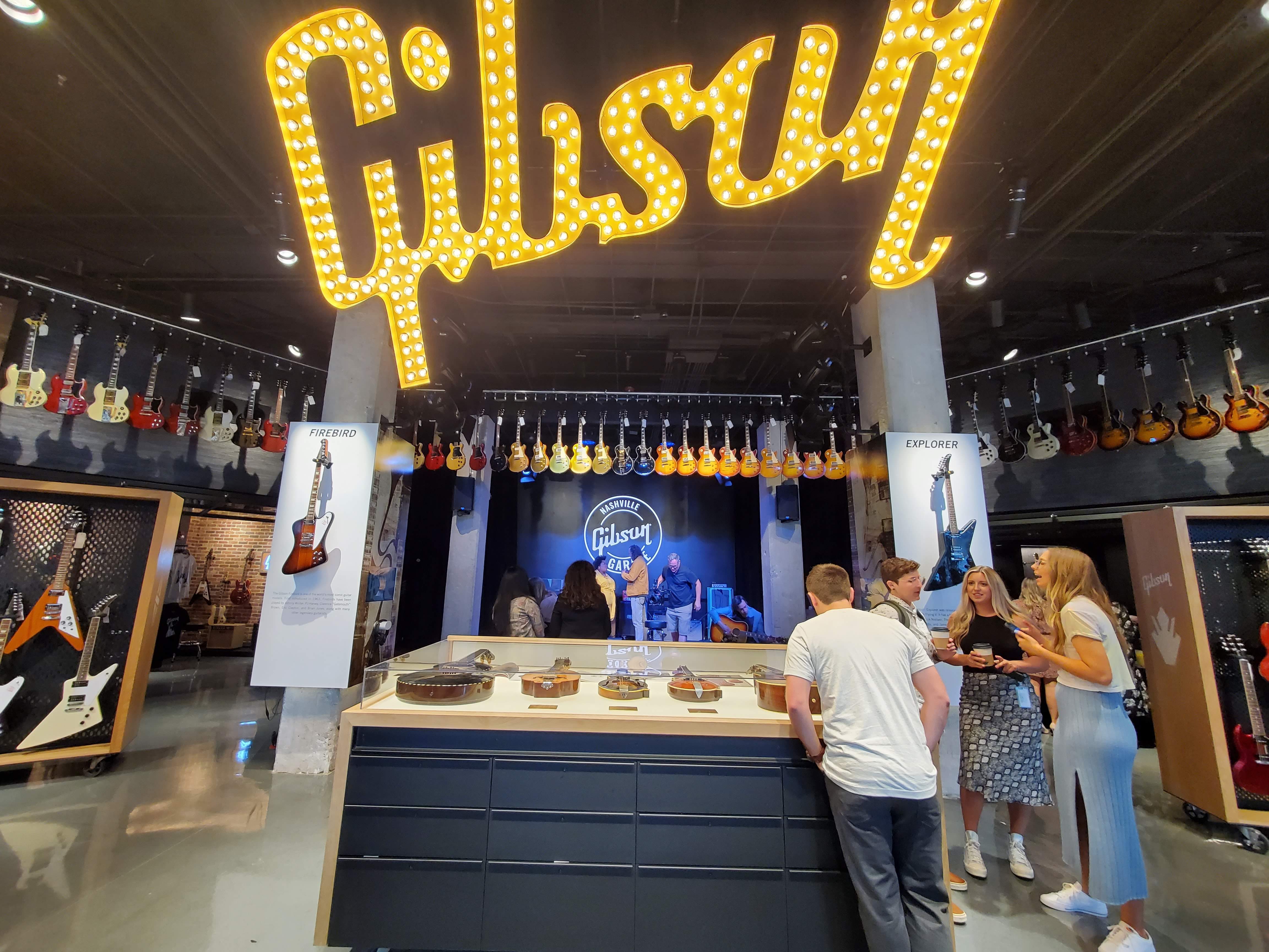 Hands-on music experience at Gibson Garage in Nashville TN
