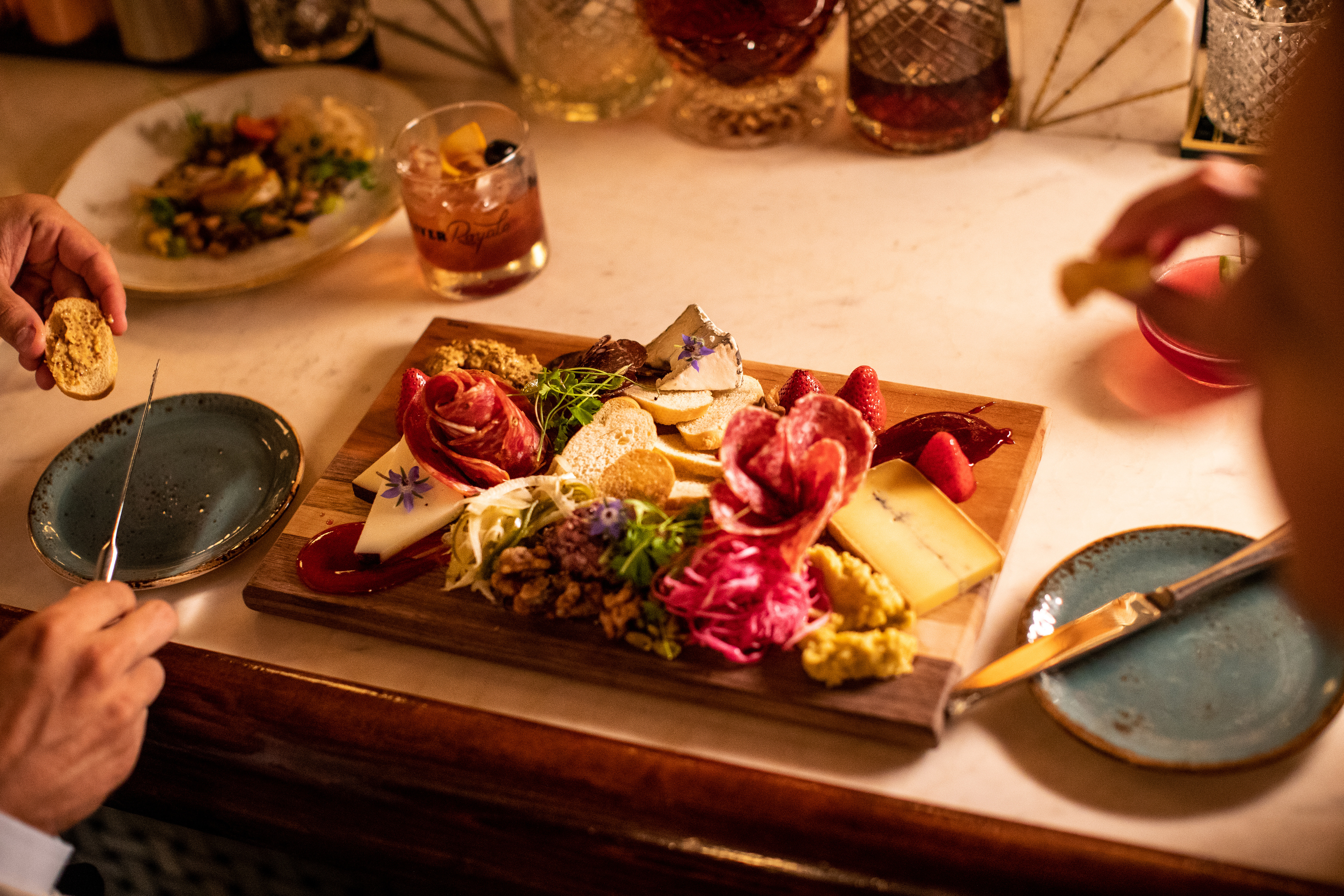 Charcuterie board from Oliver Royale in Knoxville, TN