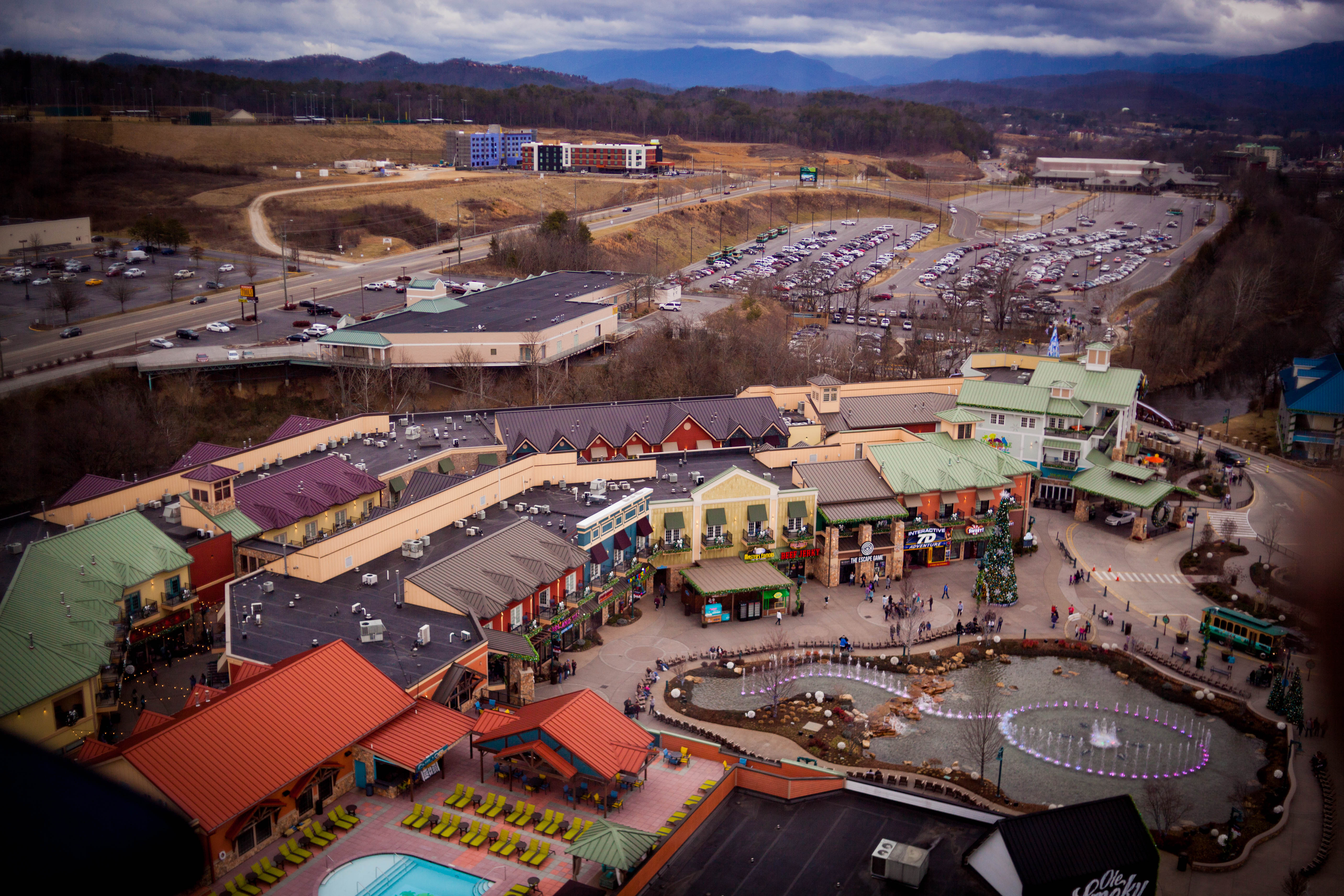 View from Great Smoky Mountain Wheel in Pigeon Forge, credit Alicia T. Chew
