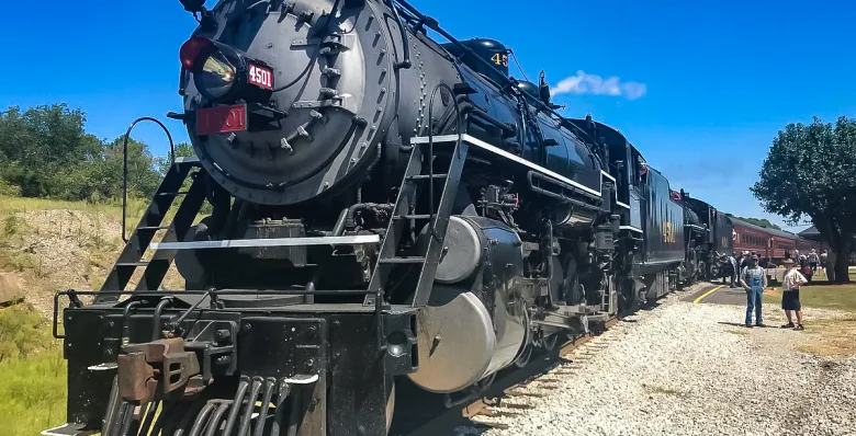 Train at the Tennessee Valley Railroad Museum