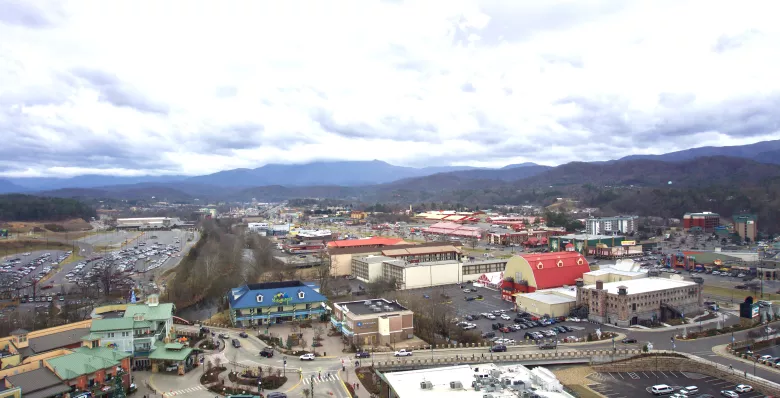 From the Great Smoky Mountain Wheel, Pigeon Forge
