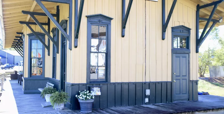 The Hohenwald Depot in Hohenwald TN