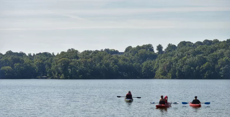 Kayak on Watts Bar Lake, Loudon County, TN