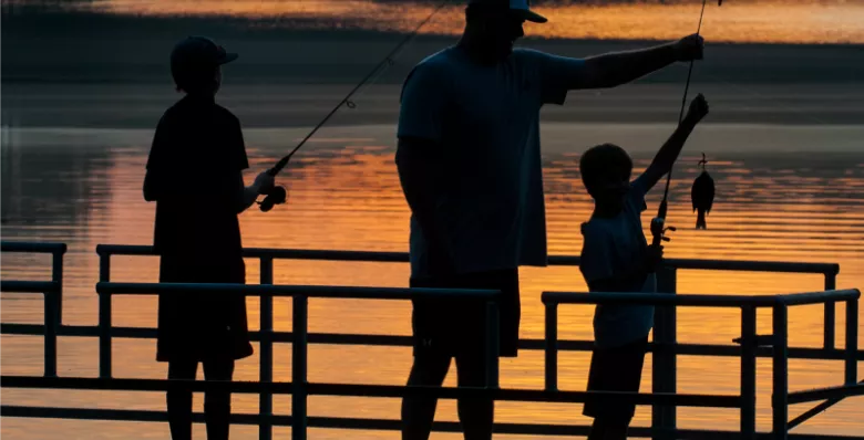 Fishing at Natchez Trace State Park