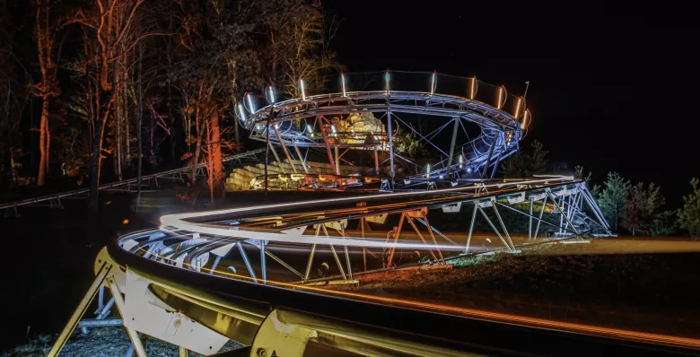 Coasts &amp; Goblins event at Rocky Top Mountain Coaster in Pigeon Forge, TN