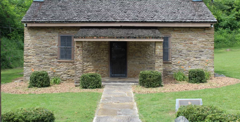 Exterior of The Rock House in Sparta