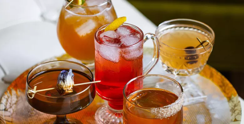 Cocktails from Crosstown's Art Bar in Memphis