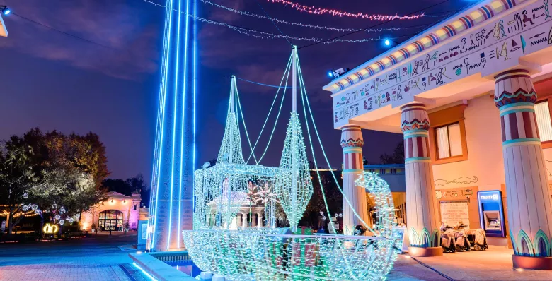 Christmas lights in Memphis at Memphis Zoo Lights